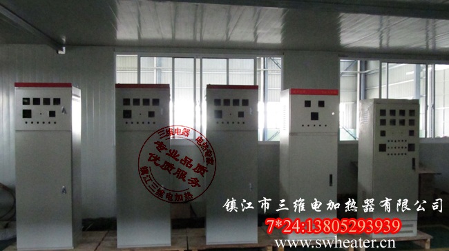 智能電加熱器控制柜車(chē)間展示圖